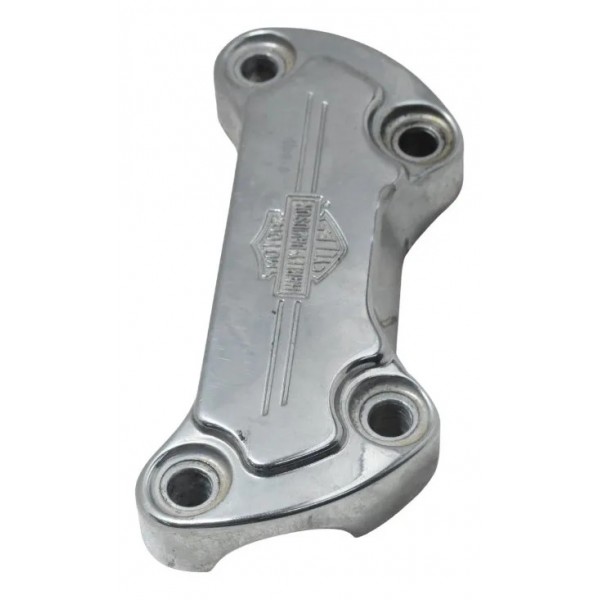 Tampa Superior Riser Harley Dyna 08-11 Original Prateado