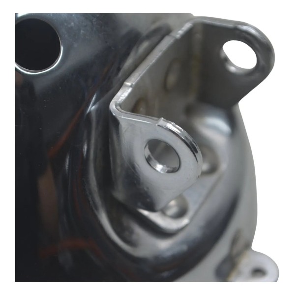 Carcaça Farol Harley Xl 1200 Cb 14-16 Original Prateado