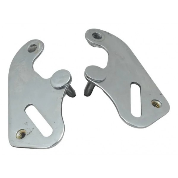 Par Suporte Cinta Banco Harley Electra Glide Limited 14-17 Prateado