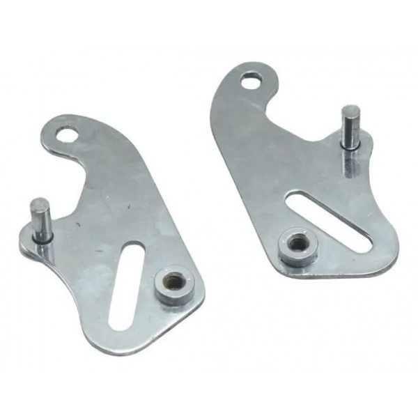 Par Suporte Cinta Banco Harley Electra Glide Limited 14-17 Prateado