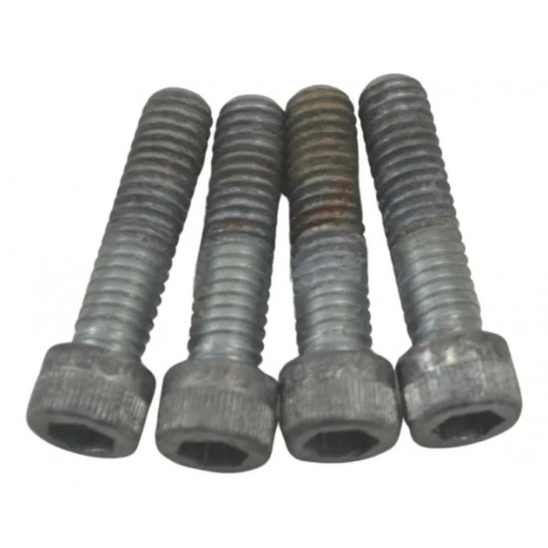 Jogo Parafuso Riser Guidão Harley Xl 1200 Cb 14-16 Original Cinza