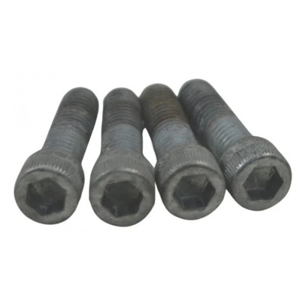Jogo Parafuso Riser Guidão Harley Xl 1200 Cb 14-16 Original Cinza