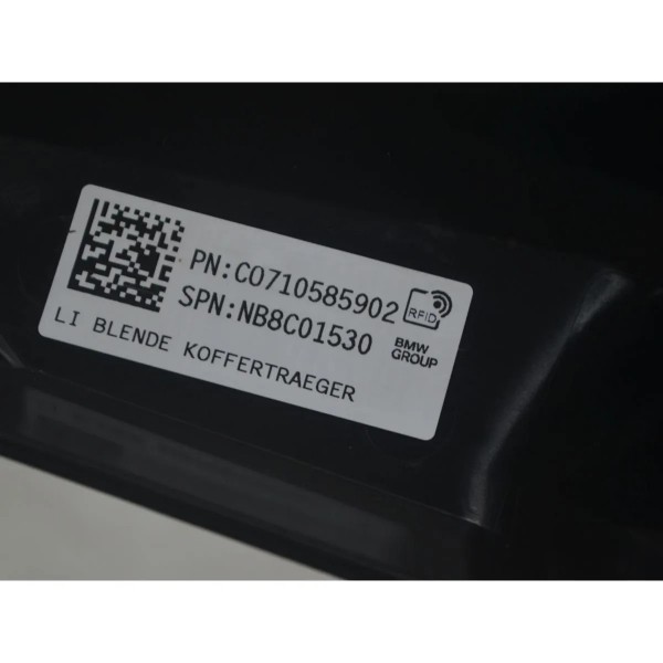 Acabamento Suporte Bagageiro Esq Bmw R 1300 Gs 24-26 Origi Preto