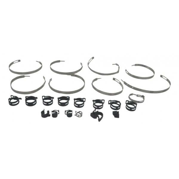 Kit Abraçadeiras Diversas Bmw R 1300 Gs Triple Black 24-26