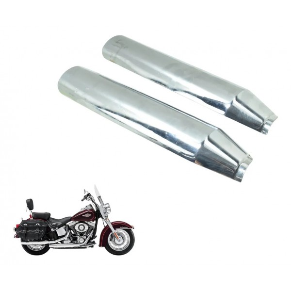 Par Capa Ponteira Esca Harley Softail Heritage Classic 11-15