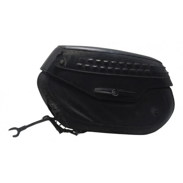 Alforge Esquerdo C/avaria Harley Softail Heritage 18-24 Orig Preto