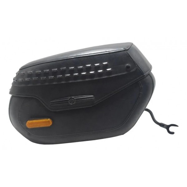 Alforge Direito C/ Detalh Harley Softail Heritage 18-24 Orig Preto