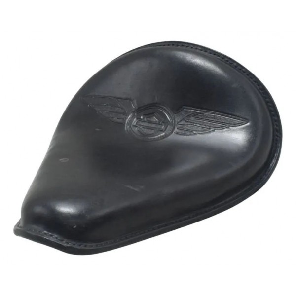 Banco Customização C/ Detalhes Harley Softail 12-17 Preto