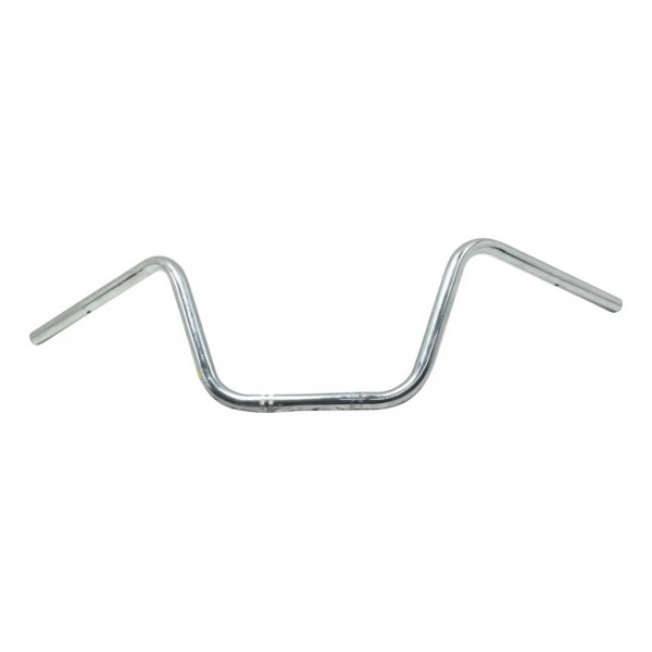 Guidão Custom V-blade C/ Detalhes Yamaha Virago 250 95-05 Prateado