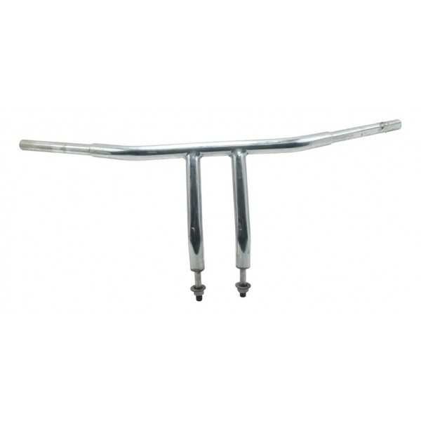 Guidão Customização Paralelo Harley Dyna Super Glide 09-16 Prateado