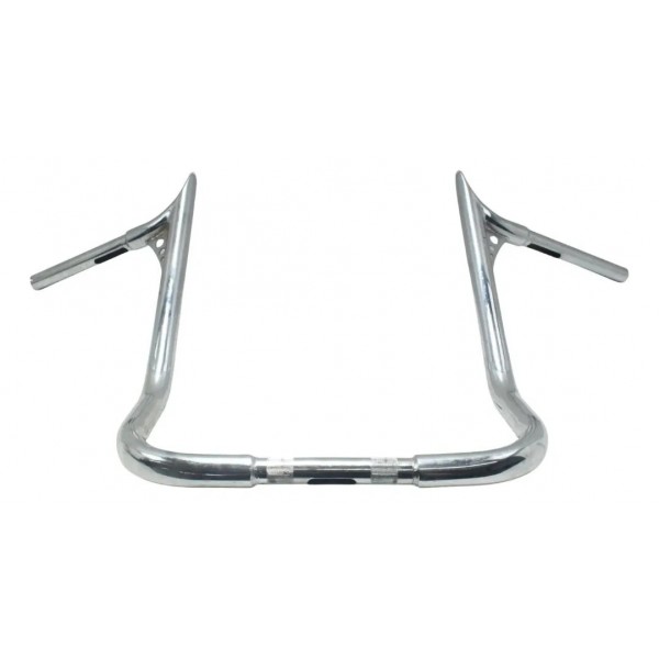 Guidão El Diablo Harley Touring Electra Glide 08-23 Prateado