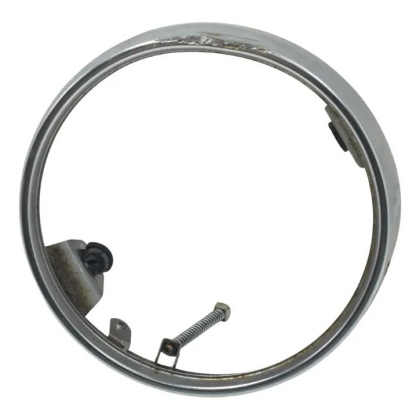 Aro Farol C/avaria Kawasaki Vulcan Custom 900 09-15 Original Prateado