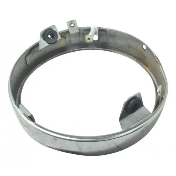 Aro Farol C/avaria Kawasaki Vulcan Custom 900 09-15 Original Prateado