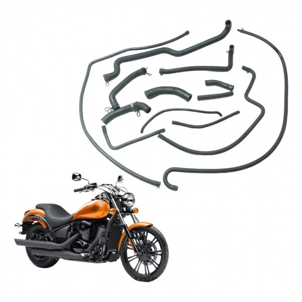 Kit Mangueiras Kawasaki Vulcan Custom 900 09-15 Original