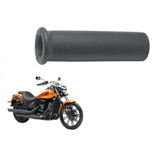 Manopla Esquerda Kawasaki Vulcan Custom 900 09-15 Original Preto