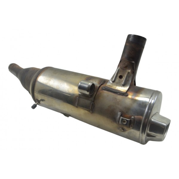 Ponteira Escape Esquerda Bmw G 650 Gs 05-11 Original Prateado