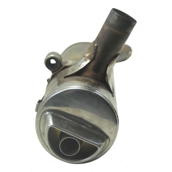 Ponteira Escape Esquerda Bmw G 650 Gs 05-11 Original Prateado