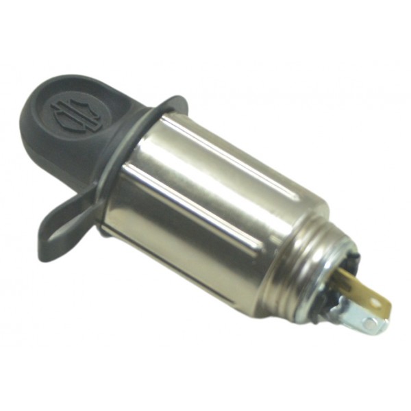 Tomada 12v Harley Street Glide Cvo 2020 Original Preto