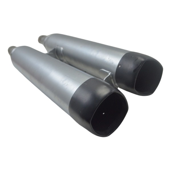 Par Ponteira Escape C/ Detalh Harley V-rod Muscle Modificada