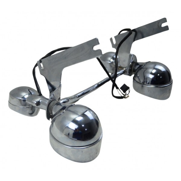 Farol Auxiliar C/ Pisca Harley Road King Touring 2013 Orig Esquerdo