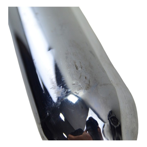 Ponteira Escape Esq C/ Det Triumph Bonneville T100 13-15 Cinza