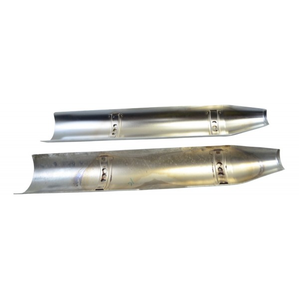 Par Protetor Capa Ponteira Escape Harley Softail 18-20 Orig