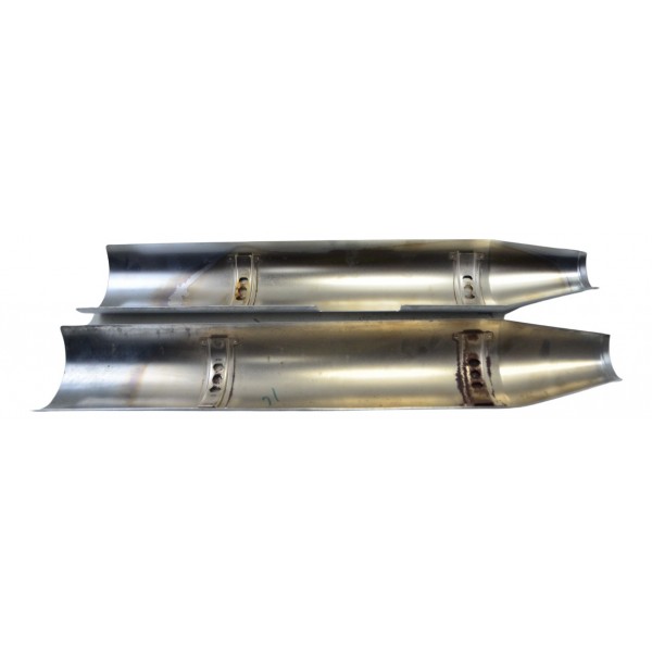 Par Protetor Capa Ponteira Escape Det Harley Softail 18-20