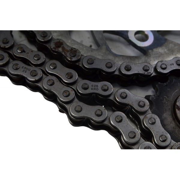 Kit Relação Honda Cb 600f Hornet 12-14 Paralelo Cinza