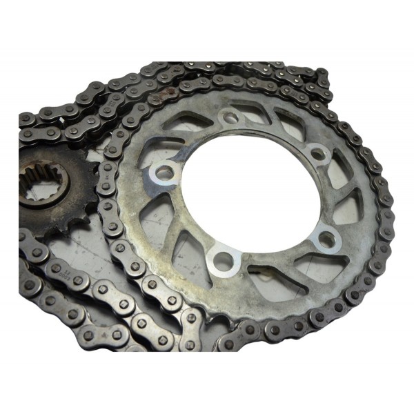 Kit Relação Honda Cb 600f Hornet 12-14 Paralelo Cinza