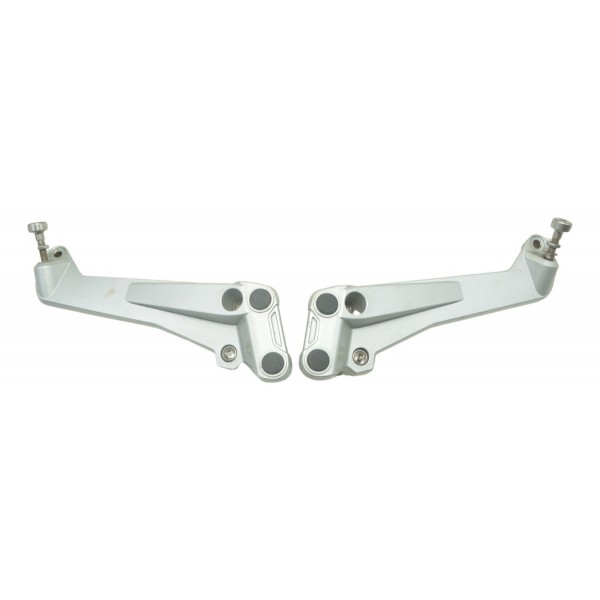 Par Suporte Alça Tras Bmw R1200 R 1200 Gs 08-12 Original Prata