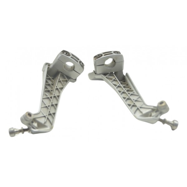 Par Suporte Alça Tras Bmw R1200 R 1200 Gs 08-12 Original Prata