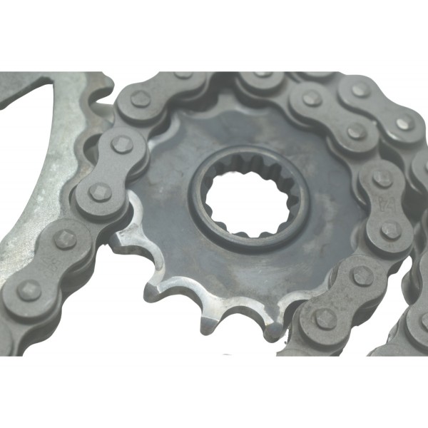 Kit Relação Kawasaki Z 300 13-18 Original Prateado