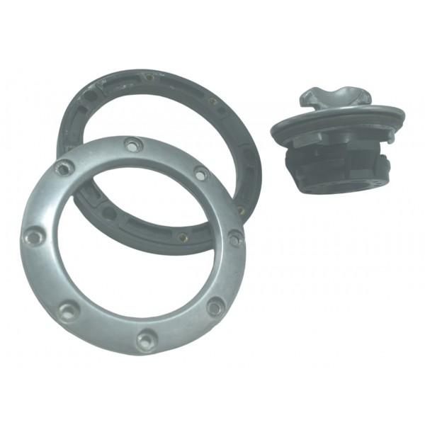 Tampa Tanque Harley Dyna Super Glide Fxd 09-11 Original Cinza