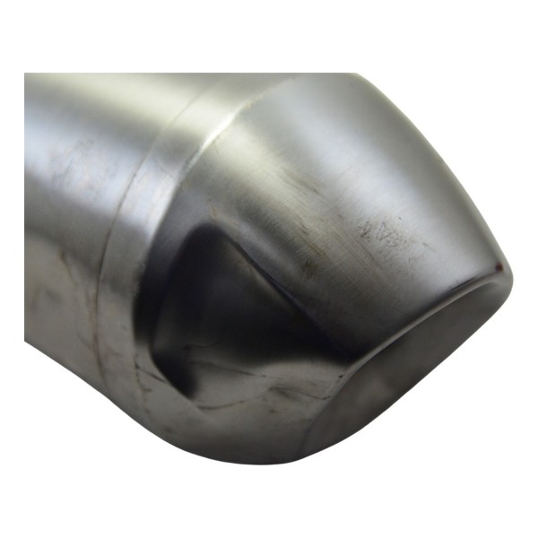 Ponteira Escape C/ Detalhes Bmw F 700 Gs 2017 Original Prateado