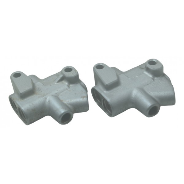 Par Suporte Cano Abs Honda Xl 700v Transalp 11-14 Original Cinza