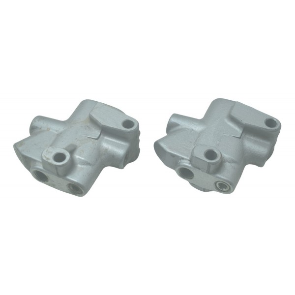 Par Suporte Cano Abs Honda Xl 700v Transalp 11-14 Original Cinza