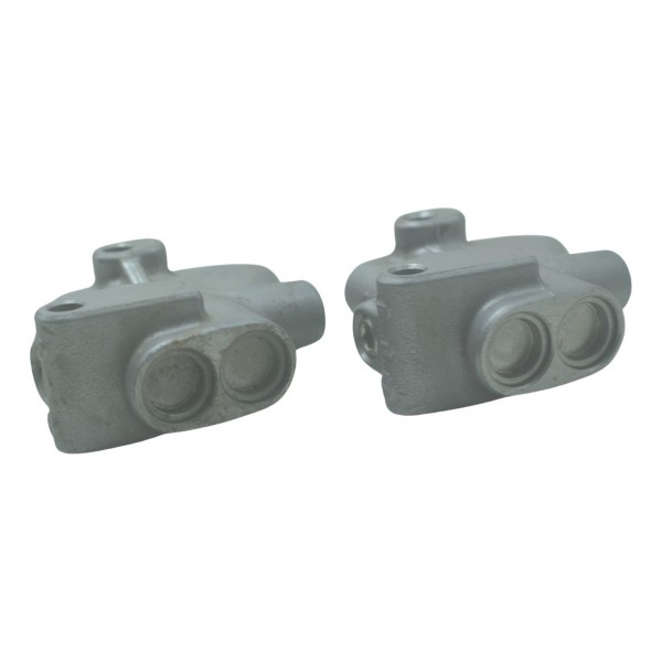 Par Suporte Cano Abs Honda Xl 700v Transalp 11-14 Original Cinza