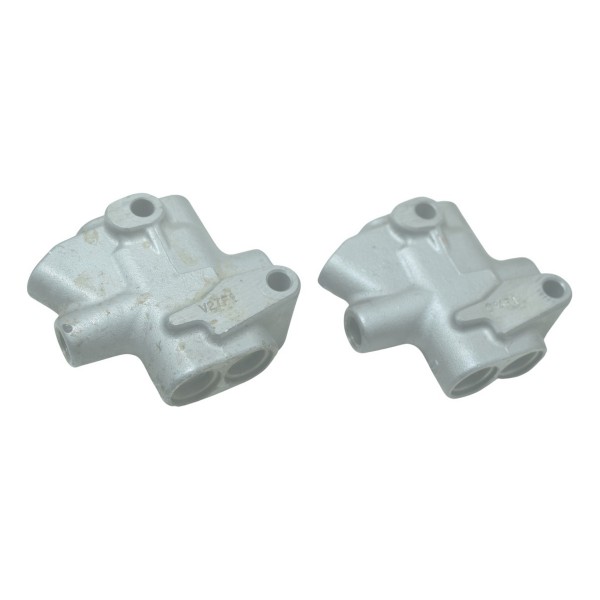 Par Suporte Cano Abs Honda Xl 700v Transalp 11-14 Original Cinza