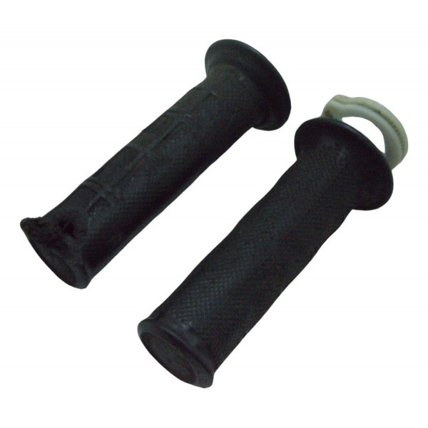 Par Manoplas C/ Detalhes Honda Nxr 160 Bros 15-23 Original Preto