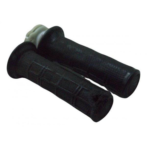 Par Manoplas C/ Detalhes Honda Nxr 160 Bros 15-23 Original Preto