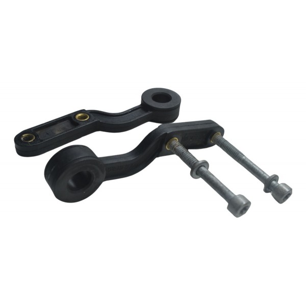 Par Suporte Radiador Bmw F 800 Gs 09-12 Original Preto