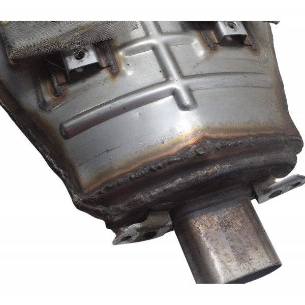 Ponteira Escape C/ Detalhes Kawasaki Zx 6r 05-06 Original Prateado