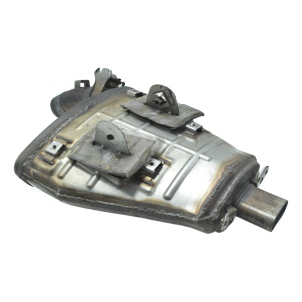 Ponteira Escape C/ Detalhes Kawasaki Zx 6r 05-06 Original Prateado