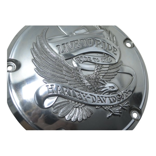 Tampa Inspeção Primaria Harley Touring Electra Glide 14-17 Cinza