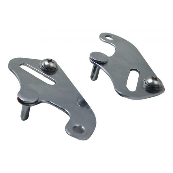 Par Suporte Cinta Banco Harley Touring Electra Glide 14-17 Cinza