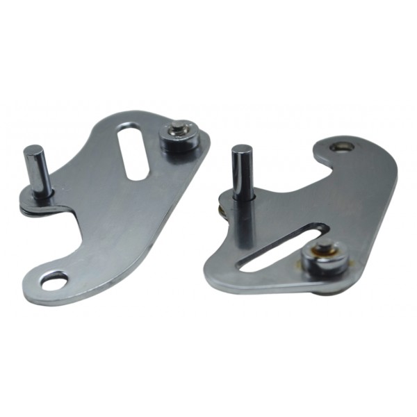 Par Suporte Cinta Banco Harley Touring Electra Glide 14-17 Cinza