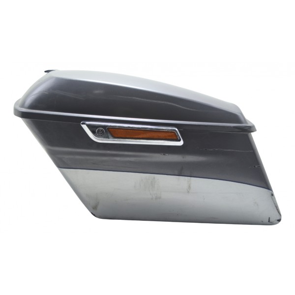 Alforge Esquerdo C/ Det Harley Touring Electra Glide 14-17 Cinza