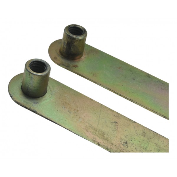 Par Suporte Paralama Tras Harley Davidson Fat Bob Fxdf 13-16 Prateado