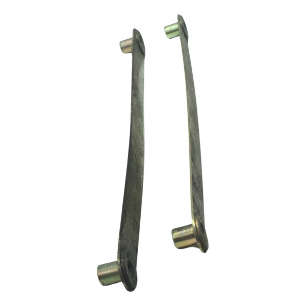 Par Suporte Paralama Tras Harley Davidson Fat Bob Fxdf 13-16 Prateado