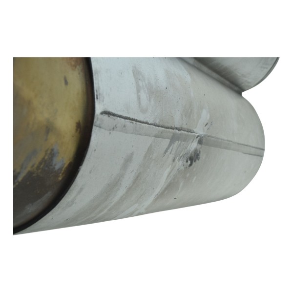 Ponteira Escape C/ Detalhes Ducati Diavel 11-16 Original Prateado